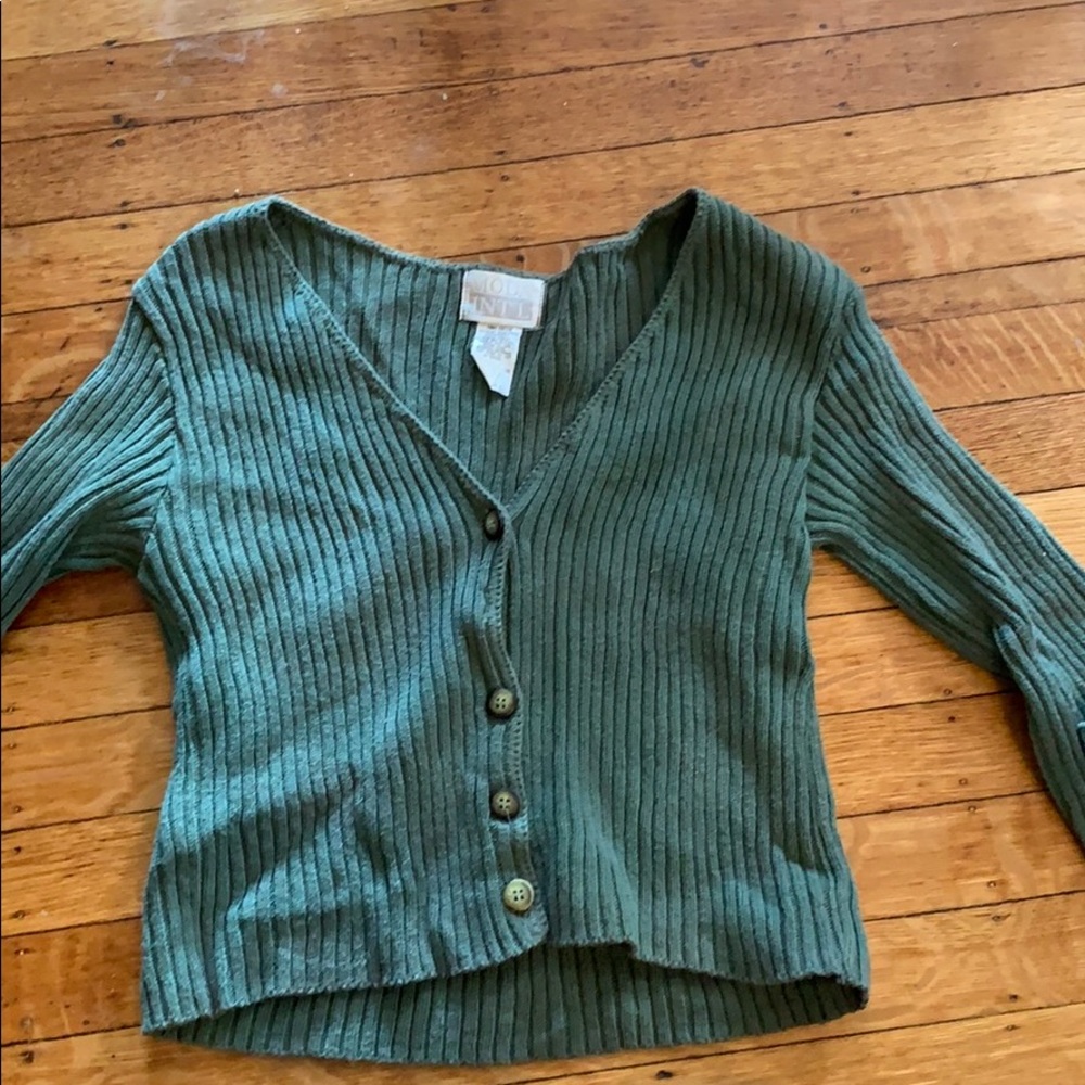 Button up sweater